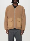 Carhartt Devin Liner Shearling Padded Jacket In Neutral