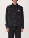 Carhartt Black Denim Og Double Front Jacket In Black