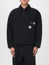 Carhartt Work In Progress Og Arcan Graphic Organic Cotton Canvas Jacket In Black