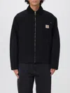 Carhartt Detroit Corduroy-collar Cotton Jacket In Blue
