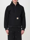 Carhartt Wip Men's Black Active Brand-patch Organic-cotton Jacket In Schwarz