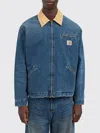 Carhartt Og Detroit Organic Canvas Jacket In Blue