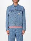 Carhartt Wip Duck Helston Denim Jacket In Blue