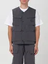 Carhartt Work In Progress Balto Water Repellent Cargo Vest In Charcoal