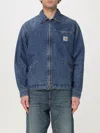 Carhartt Og Detroit Puffer Jackets Blue In Blue