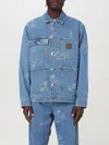 Carhartt Stamp Denim Jacket In Blue