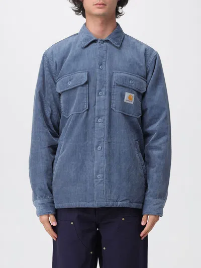 Carhartt Jacket  Wip Men Color Gnawed Blue