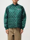 Carhartt Alumni Quilted Jacket With Embroidered Logo Detail In Green