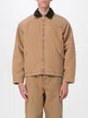 Carhartt Jacket  Wip Men Color Leather In Brown