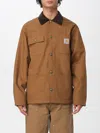 Carhartt Jacket  Wip Men Color Leather In Brown