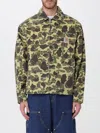 Carhartt Camouflage Patterned Button-down Collar Shirt In Green