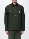 Carhartt Og Chore Coat Padded Organic Cotton Jacket In Green