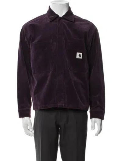 Pre-owned Carhartt Jacket In Purple