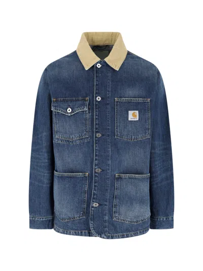 Carhartt Jacket Warren Chore In Blue