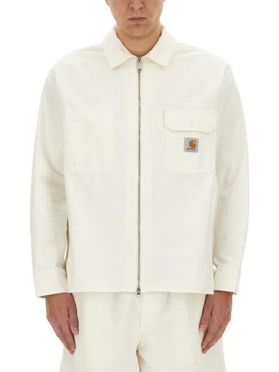 Carhartt Jacket With Logo In White