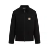 Carhartt Structured Collared Front Pocket Long Sleeve Jacket In Black