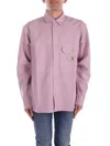 Carhartt Long-sleeve Pocket Shirt In Ortensia Azzurro