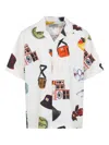 Carhartt Printed Poplin S/s Isis Maria Dinner Shirt In White