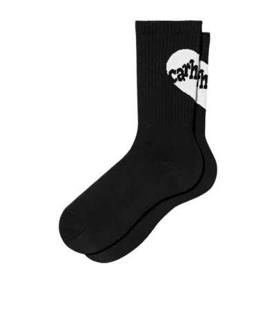 Carhartt Jacquard Pattern Socks In Xx Black White