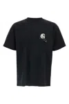 Carhartt Wip Ss Jake Garcia Martini Print Organic Cotton T Shirt In Black