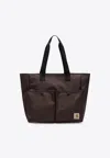 Carhartt Jake Travel Tote Bag With Dual Handles In Brown