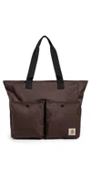 Carhartt Jake Travel Tote Bag With Dual Handles In Brown