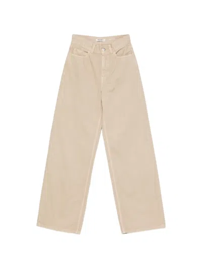 Carhartt Jane Clark Trousers In Neutral