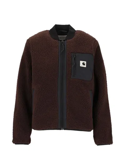 Carhartt Janet Liner Jacket Polyester Fleece In Brown