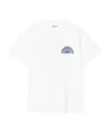 Carhartt Wip Ss Jazzy Tshirt In White / Blue Iris