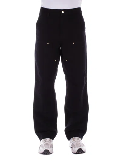 Carhartt Jeans In Black Rinsed Nero