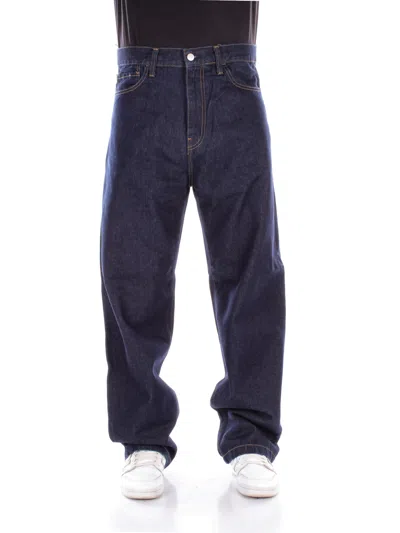Carhartt Jeans Blue In Blu Blu E Verdi