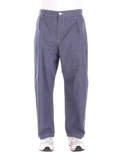 Carhartt Jeans In Blu Rinsed Blu