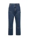 Carhartt Double Knee Jeans In Blue