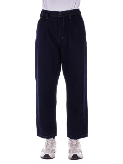 Carhartt Jeans In Blue Rinsed Blu