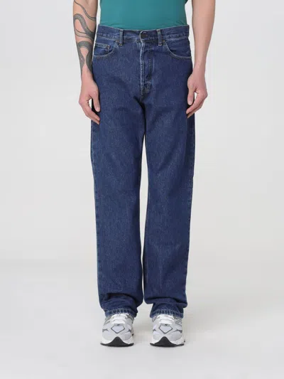 CARHARTT JEANS CARHARTT WIP MEN COLOR BLUE,G58039009