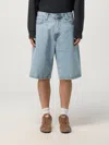 Carhartt "landon" Bermuda Shorts With Belt Loops In Blue