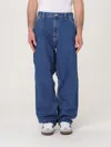 Carhartt Wip Pantalone In Denim Single Knee In Blue