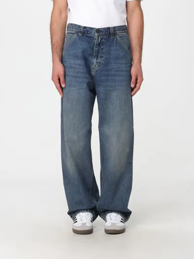 Carhartt Jeans  Wip Men Color Navy In Multi