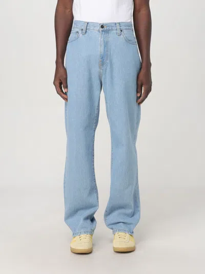 Carhartt Jeans  Wip Men Color Stone Washed In Stone Washed