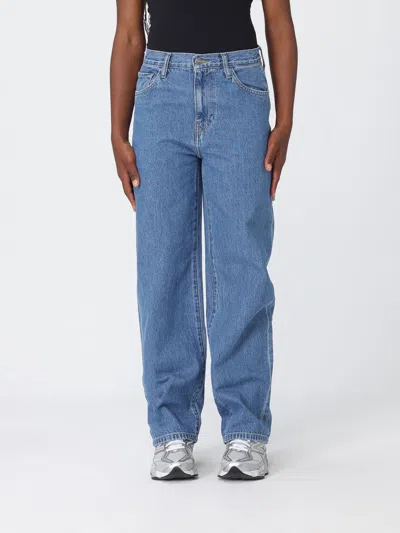 Carhartt Jeans Woman  Wip In Blue