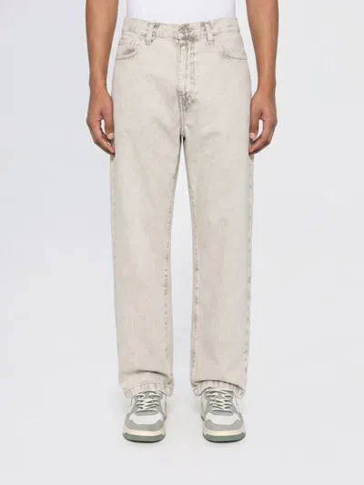 Carhartt Work In Progress Landon Wide Leg Jeans In Neutral