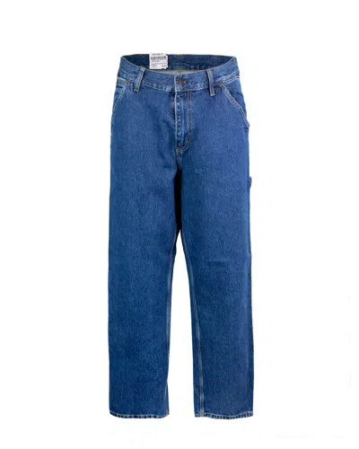 Carhartt Jeans Single Knee Blue Stone Washed In 0106