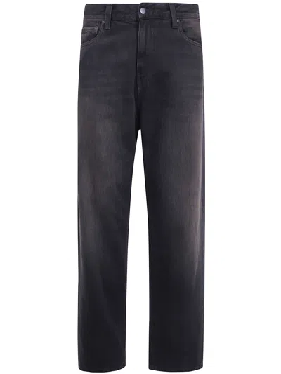 Carhartt Jeans Straight Leg "aaron" In Black