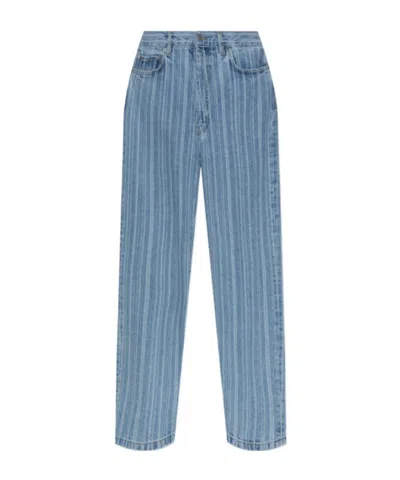 Carhartt Jeans With Belt Loops In Blue