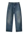 Carhartt Mens Blue Brandon Straight-leg Denim Jeans Xl In Blue