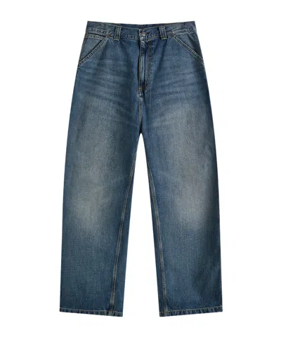 Carhartt Jeans With Belt Loops In Blue