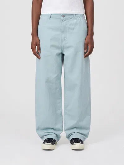 Carhartt Wip Brandon Cotton Denim Wide-leg Jeans In Blue