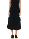 Carhartt Black Jet Midi Skirt In Black