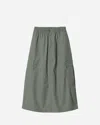 Carhartt W' Jet Cargo Midi Skirt In Grey