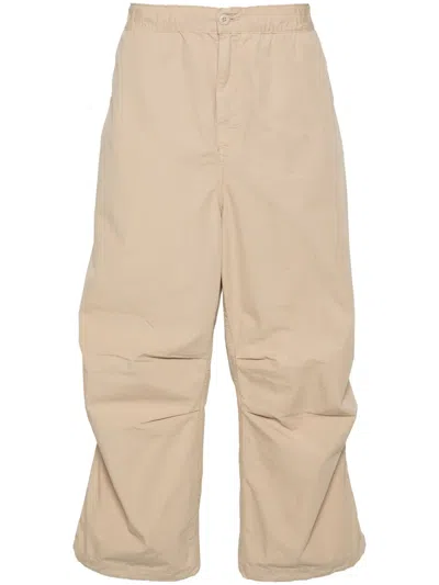 Carhartt Judd Poplin Trousers In Neutrals
